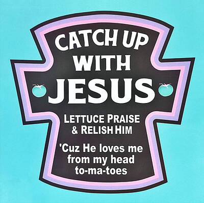 Colorful Pop Culture Royalty Free Images - CATCH UP with JESUS  ALT Royalty-Free Image by Rob Hans