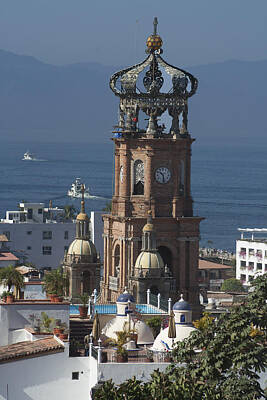 Sweet Tooth Rights Managed Images - Cathedral in Puerto Vallarta Royalty-Free Image by Carl Purcell