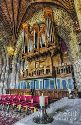 Musician Photo Royalty Free Images - Cathedral Organ Royalty-Free Image by Ian Mitchell