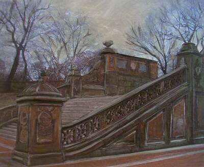 Gaugin - Central Park Bethesda Staircase by Anita Burgermeister
