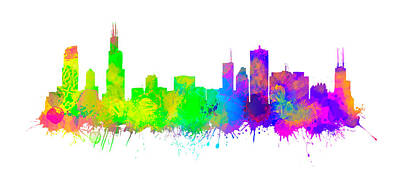 Creative Charisma - Chicago City skyline, brush orgy by Vyacheslav Isaev