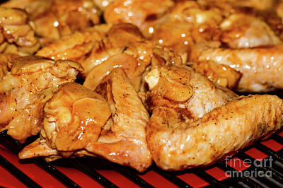 Tracy Brock Royalty-Free and Rights-Managed Images - Chicken Wings by Tracy Brock
