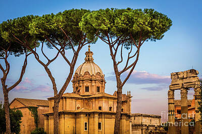 Gustav Klimt - The Pines of Rome by Inge Johnsson