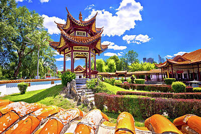 Back To School For Guys - Chinese pavilion in Donaupark of Vienna by Brch Photography