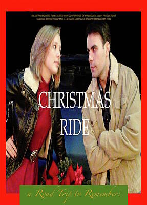 Karen H Royalty-Free and Rights-Managed Images - CHRISTMAS RIDE Poster 16 by Karen E. Francis by Karen Francis