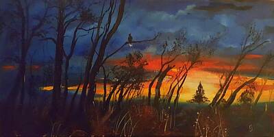 Purely Purple - Christmas Tree Sunrise    106 by Cheryl Nancy Ann Gordon
