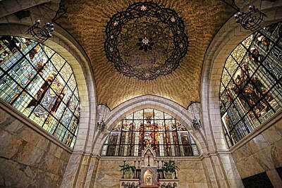 Travel Pics Photos - Church of the Flagellation by Stephen Stookey