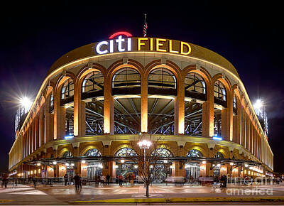 Baseball Royalty Free Images - CitiFIELD Stadium Royalty-Free Image by Jerry Fornarotto