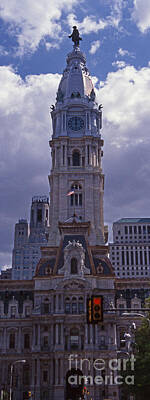 Beach Photo Rights Managed Images - City Hall Philly Royalty-Free Image by Skip Willits