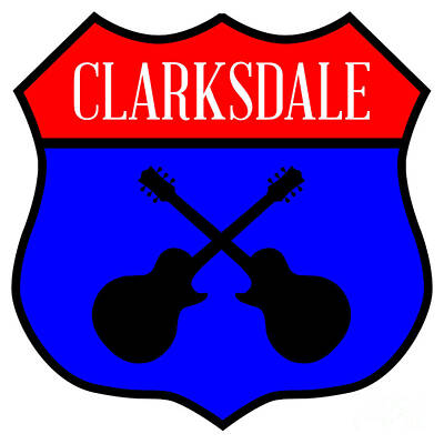 Sports Illustrated Covers - Clarkesdale Mississippi Crossroads Guitar Highway Sign by Bigalbaloo Stock