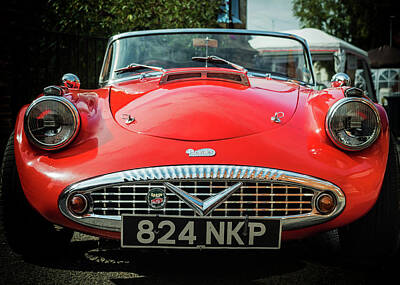Sports Royalty-Free and Rights-Managed Images - Classic Daimler Sports Car by Nick Bywater