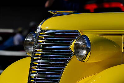 Beers On Tap - Classic Yellow Chevy by Dean Ferreira