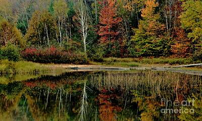 The Rolling Stones Royalty Free Images - Clear Lake in Autumn Royalty-Free Image by Matthew Winn