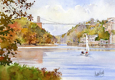 Luck Of The Irish - Clifton Bridge Bristol by Margaret Merry