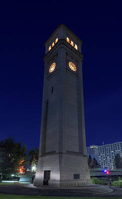 Soap Suds - Clock Tower Spokane W A by Steve Gadomski