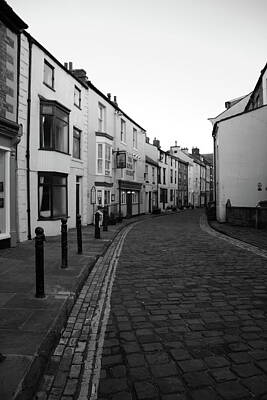 Prehistoric Dinosaurs - Cobbled Street in Staithes  by Jeff Townsend