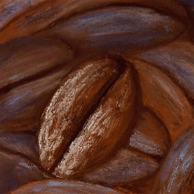Target Threshold Nature - Coffee Beans by Cheryl Albert