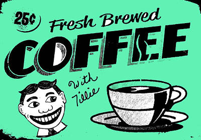 Western Buffalo Royalty Free Images - Coffee with Tillie Royalty-Free Image by Patricia Arroyo