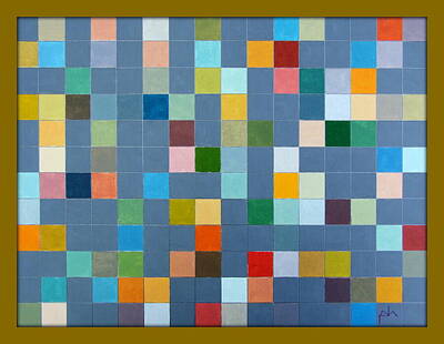 Lets Be Frank - Colored Squares. 06 by Peter Mcclure
