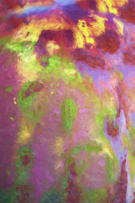 Valentines Day - Colorful Rust Abstract by Amy Jackson