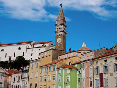 Modern Christmas Rights Managed Images - Colours of Piran Royalty-Free Image by Rae Tucker