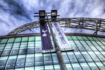 Football Royalty Free Images - Come On You Spurs Royalty-Free Image by David Pyatt