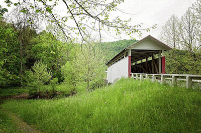 College Town - Covered Bridge by Kelley Nelson