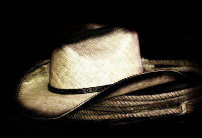 Aretha Franklin - Cowboy Hat And Rope by Athena Mckinzie