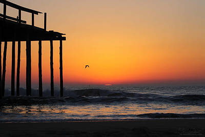 Its A Piece Of Cake - Crack of Dawn at the Pier by Robert Banach