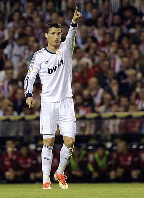 Athletes Royalty-Free and Rights-Managed Images - Cristiano Ronaldo 31 by Rafa Rivas