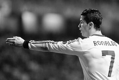 Athletes Photos - Cristiano Ronaldo 37 by Rafa Rivas