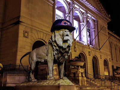 Baseball Photos - Cubs Lion Hearts by Britten Adams