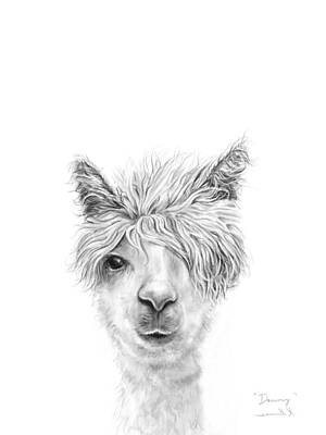 Mammals Drawings - Danny by Kristin Llamas