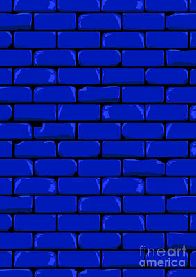 Polar Bears - Dark Blue Wall by Bigalbaloo Stock