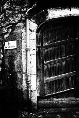 Travel Pics Rights Managed Images - Dark Door Royalty-Free Image by Georgia Clare
