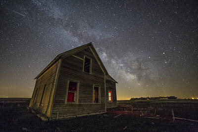 Abstract Animalia Royalty Free Images - Dark Place with meteor  Royalty-Free Image by Aaron J Groen