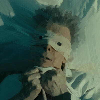 Portraits Digital Art - David Bowie by Afterdarkness