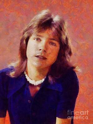 Rock And Roll Royalty-Free and Rights-Managed Images - David Cassidy, Teen Idol by Esoterica Art Agency