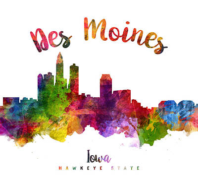 University Icons - Des Moines Iowa 23 by Aged Pixel