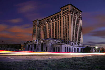 Photo Rights Managed Images - Detroits Abandoned Michigan Central Station Royalty-Free Image by Gordon Dean II