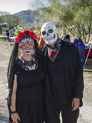 Soccer Patents Rights Managed Images - Dia de los Muertos 1 Royalty-Free Image by Allen Sheffield