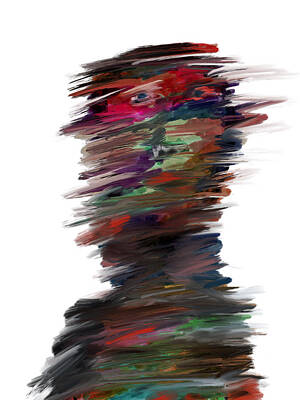 Portraits Drawings - Digital Painting 084 by Bill Owen