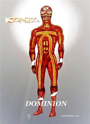 Comics Mixed Media - Dominion by Benny Jones Jr
