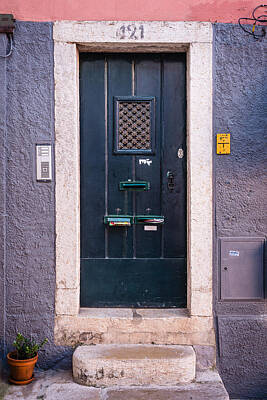 Vintage College Subway Signs - Door No 121 by Marco Oliveira