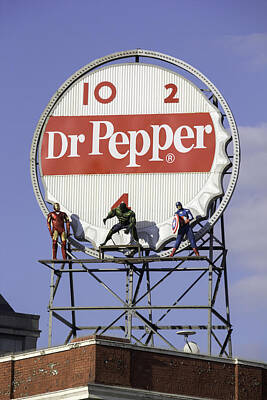 Comics Rights Managed Images - Dr Pepper and the Avengers Royalty-Free Image by Teresa Mucha