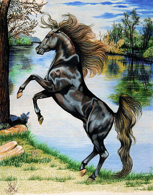 Gambling - Dream Horse Series 3015 by Cheryl Poland
