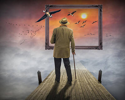 Surrealism Royalty Free Images - Dream so Real Royalty-Free Image by Randall Nyhof