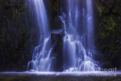 Female Outdoors - Dreamy Waterfall by Ian Mitchell