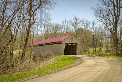 Music Royalty-Free and Rights-Managed Images - Eakin Mill/Arbaugh Covered Bridge  by Jack R Perry
