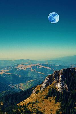 Bruce Springsteen - Early Evening over Taurus Mountains in Asia Minor by Adam Asar by Celestial Images